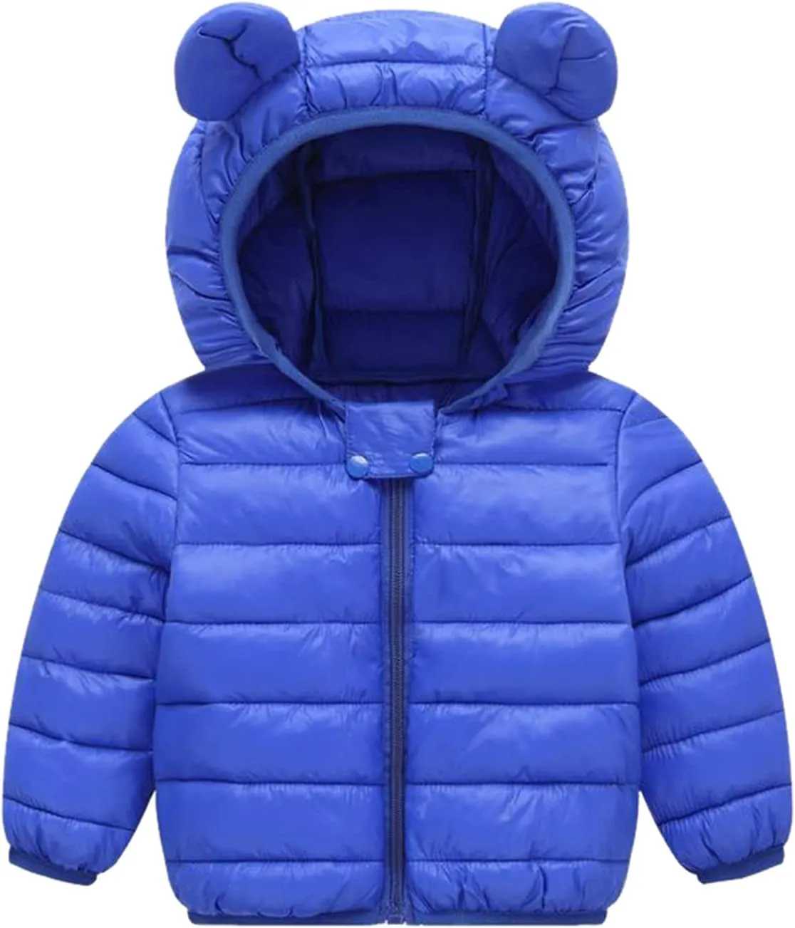 0-4 Years Toddler Kids Baby Girls Boys Bear Ears Down Puffer Jacket Hooded Outdoor Jacket Thick Warm Windproof Coat