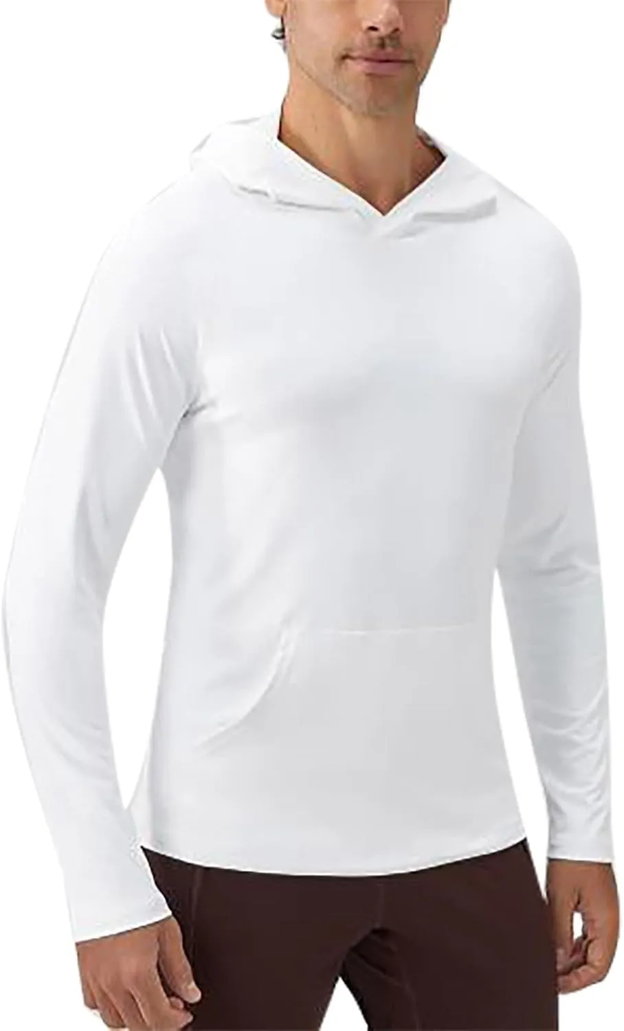 2025 Men's Sports Hoodie Hooded Absorption Quick Drying Fitness Jacket Slim Running Training Long Sleeve
