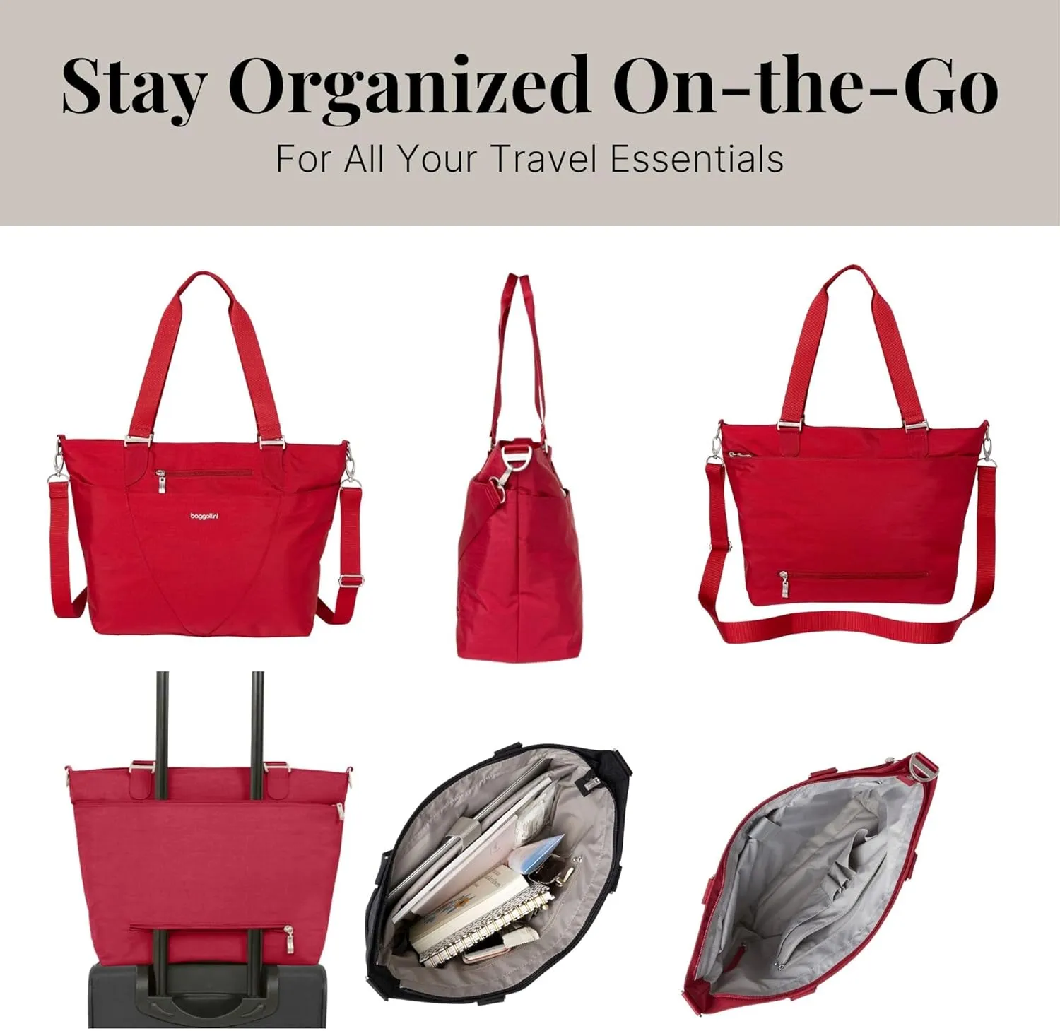 Baggallini unisex adult Avenue Tote