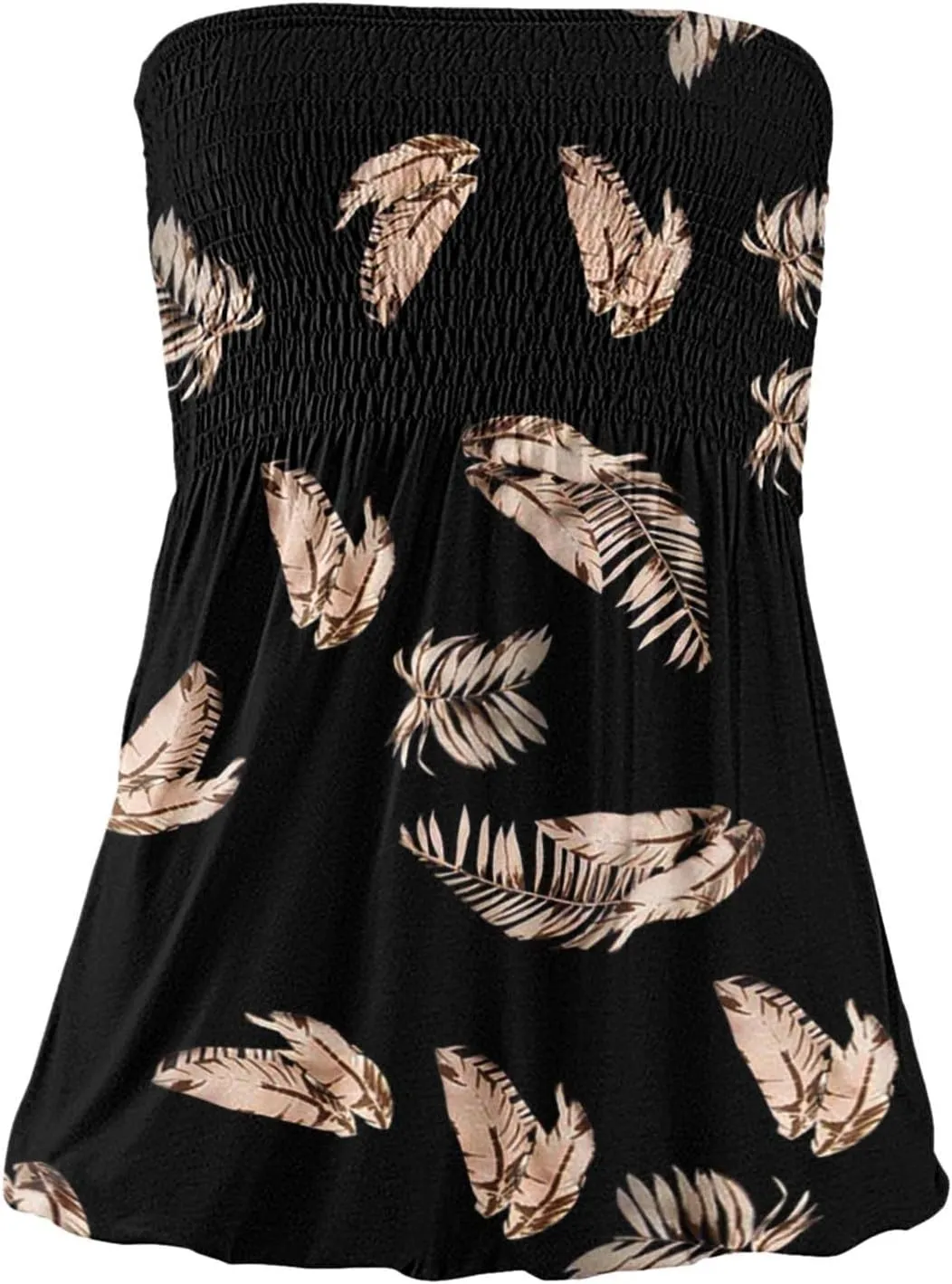 Cdiecer Tube Tops for Women Off Shoulder Tops Strapless Tank Top Bandeau Sleeveless Shirts Summer Vacation Tube Tops