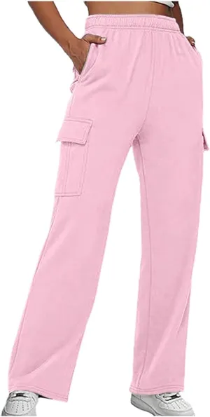 Corduroy Pleated Pants for Women Winter Crochet Sports Capris with Pockets Fleece Lined Water Resistant