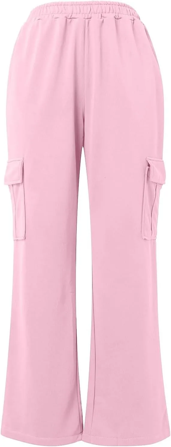 Corduroy Pleated Pants for Women Winter Crochet Sports Capris with Pockets Fleece Lined Water Resistant