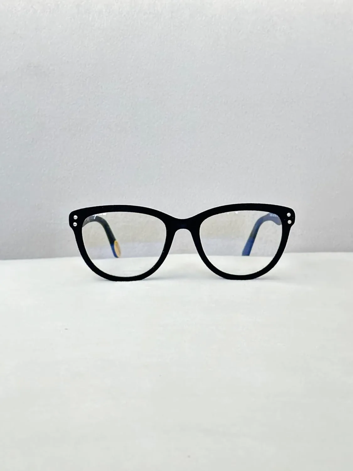 Hypoallergenic Velvet Rimmed, Blue Light Blocking Cat Eye Reading Glasses