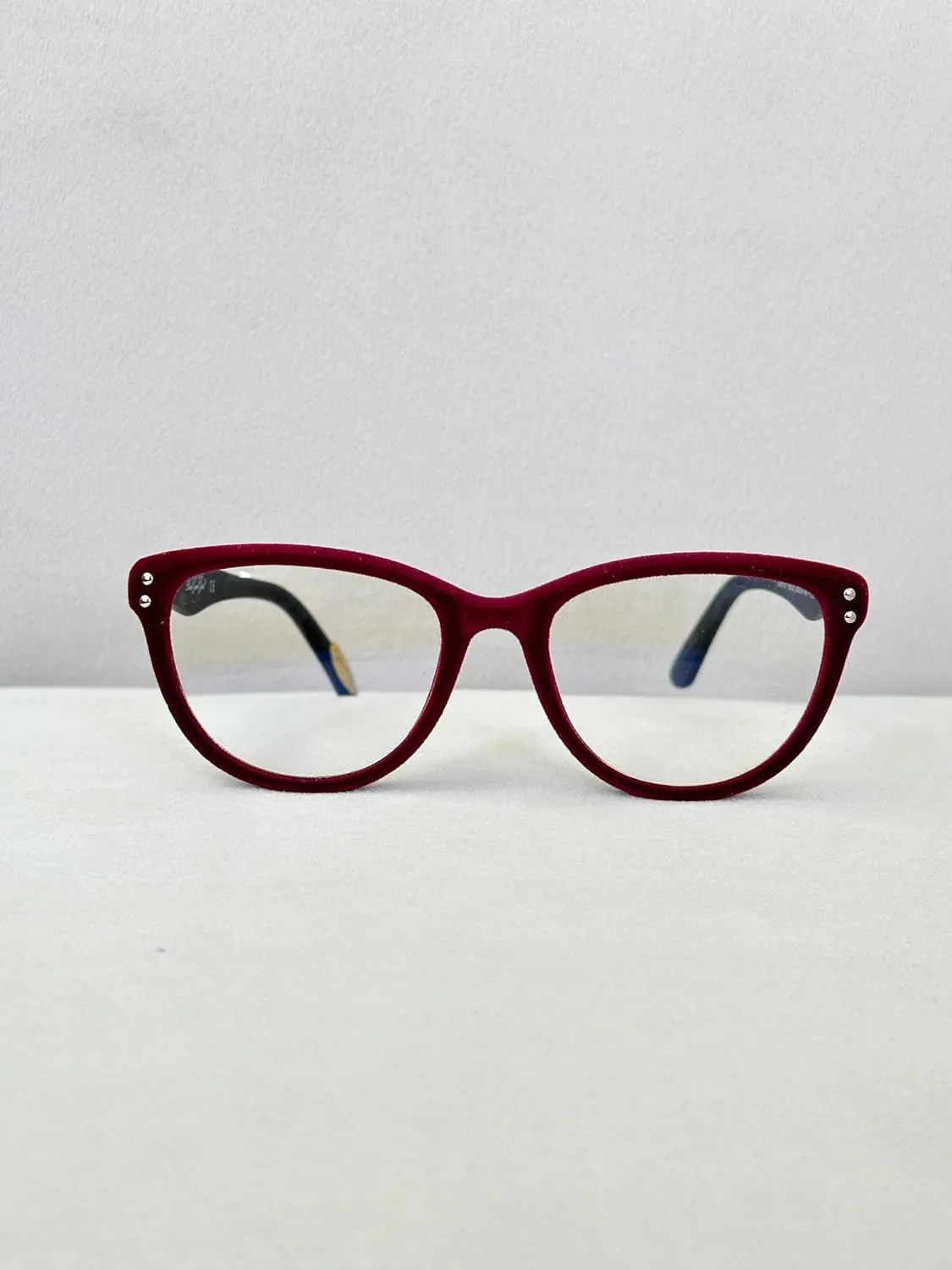 Hypoallergenic Velvet Rimmed, Blue Light Blocking Cat Eye Reading Glasses