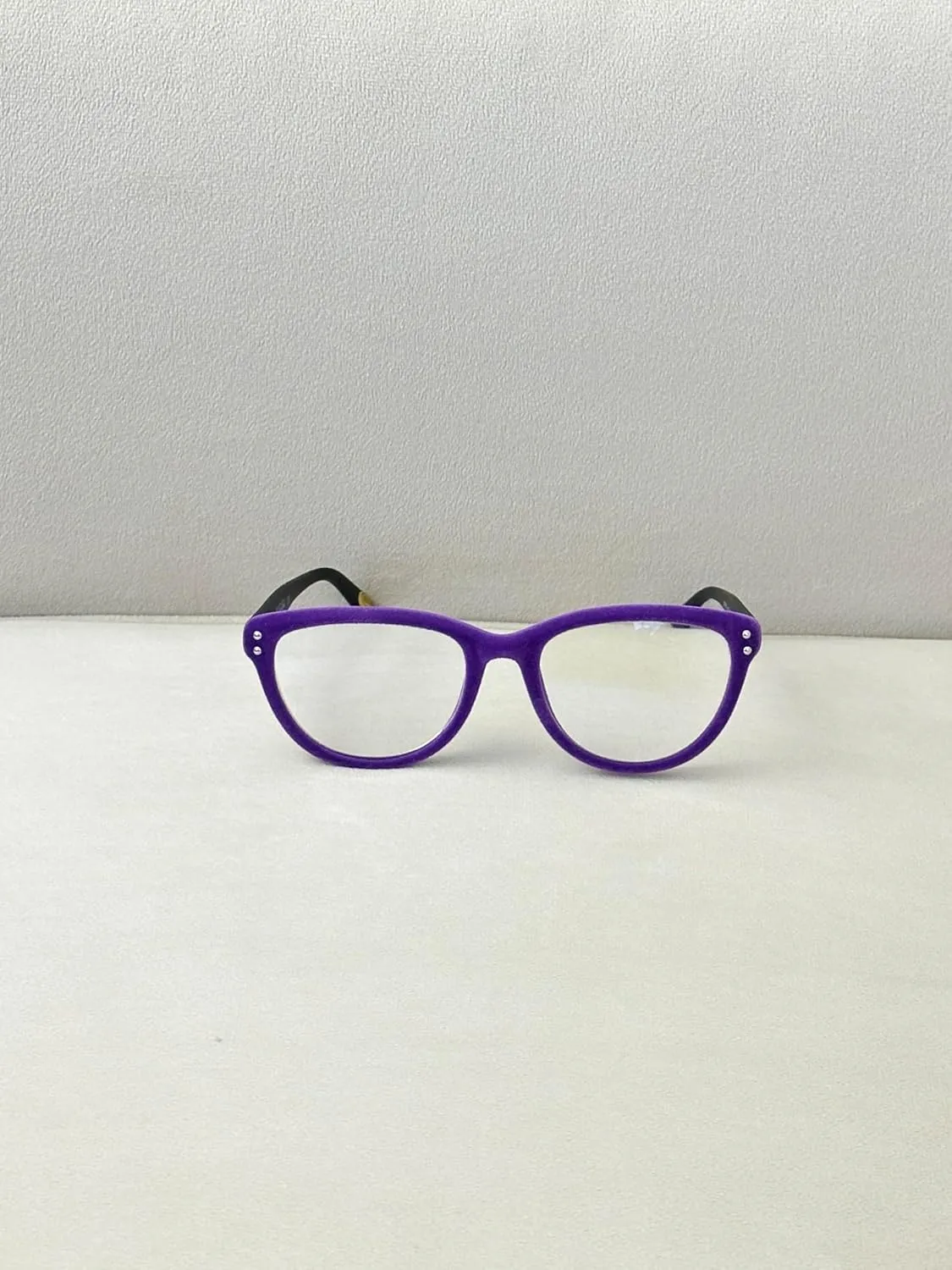Hypoallergenic Velvet Rimmed, Blue Light Blocking Cat Eye Reading Glasses