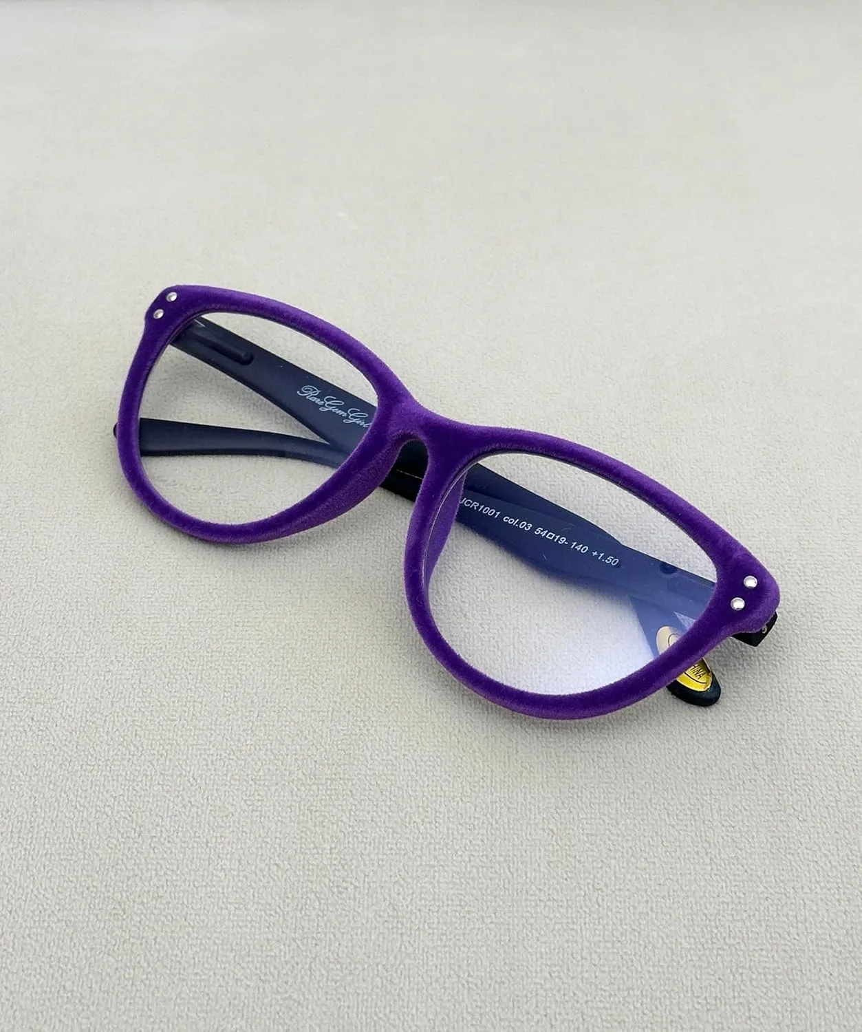 Hypoallergenic Velvet Rimmed, Blue Light Blocking Cat Eye Reading Glasses