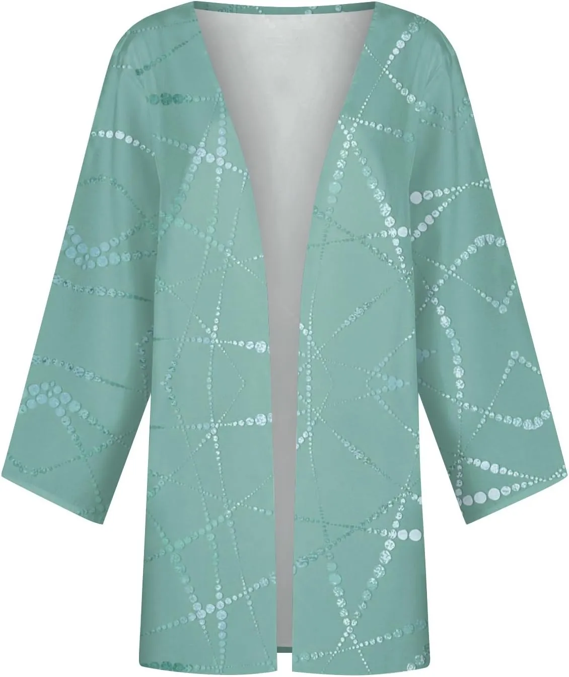 Kimonos for Women Breathable Open Front Tops Lightweight Printed Coat Summer Cardigans Elegant Clothes