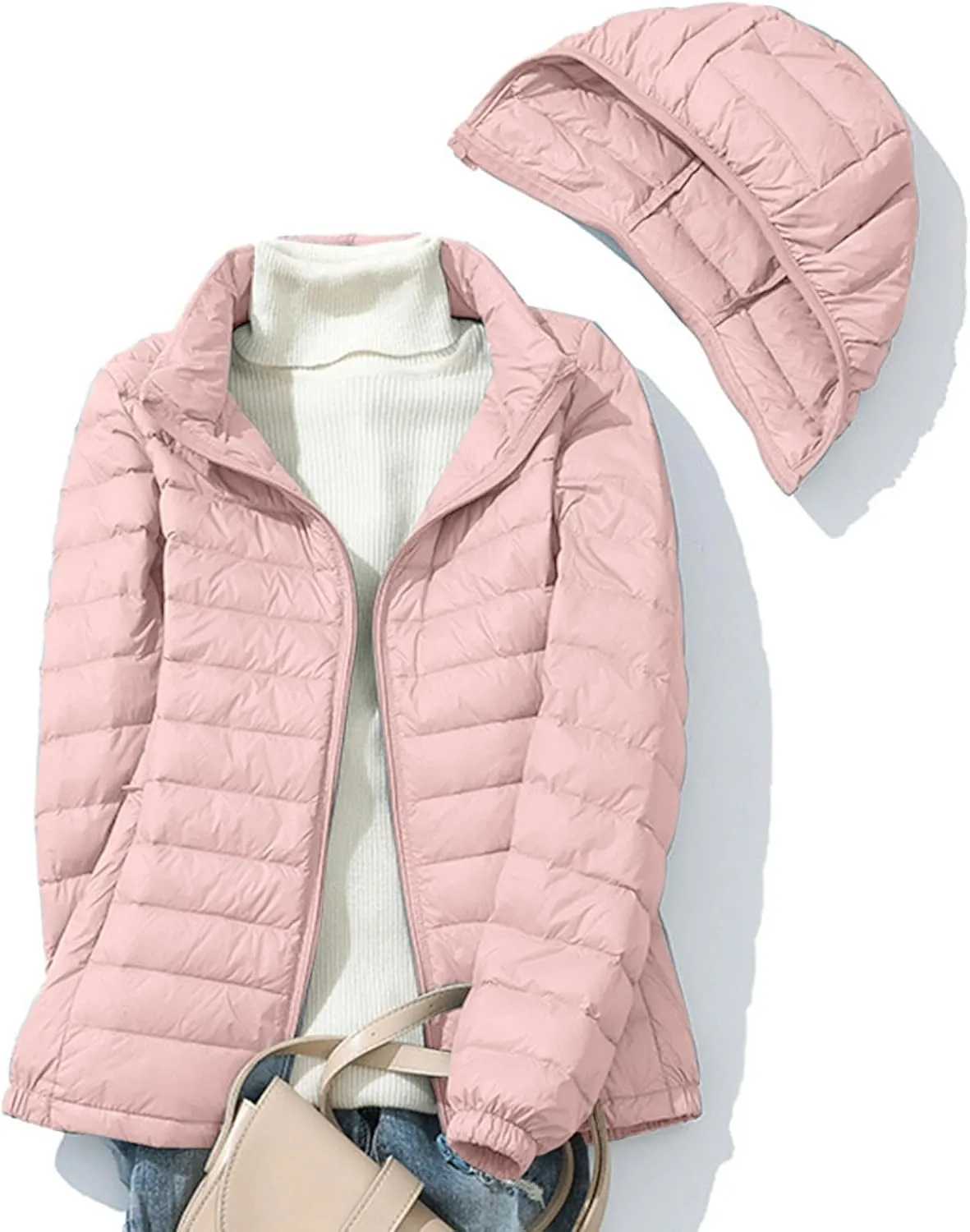 Long Coats for Women Trendy Faux Fur Coat Warm Coats Maxi Jackets Winter Hooded Coat Full-Length Outwear with Pockets