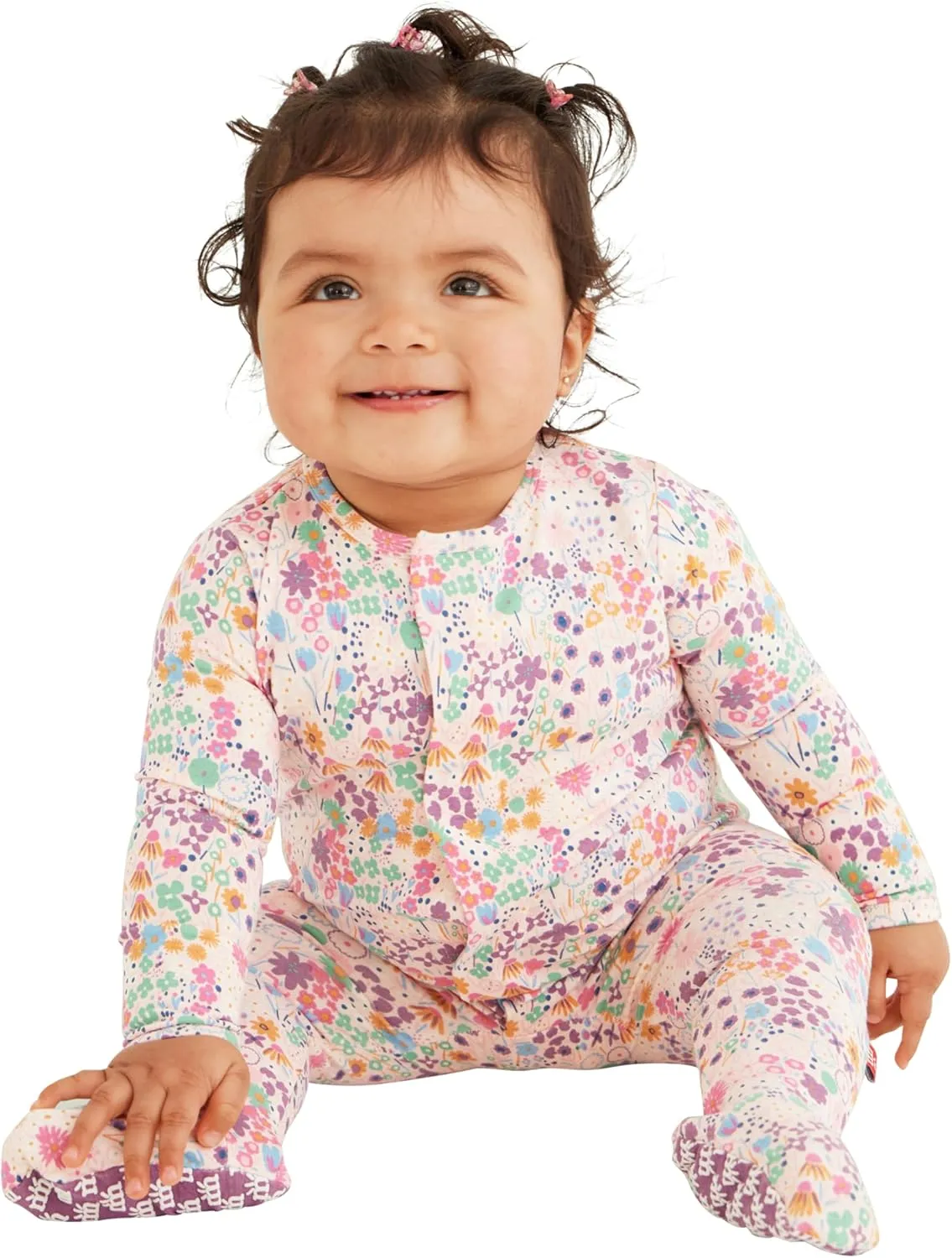 Magnetic Me RightFit Magnetic Toddler Footie Pajamas | Silky Soft Modal Fabric | Toddler Sleepers Available in Sizes 9M - 24M