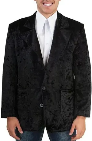 Men's Vintage 70s Velvet Suit Slim Fit Blazer Jacket for Weddings,Parties,and Formal Events Tuxedo