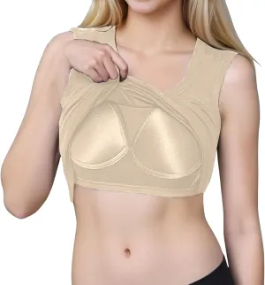 Nursing Tank Tops for Breastfeeding Crew Neck Sleeveless Maternity Tank Tops Sports Bras Workout Pregnancy Crop Tops