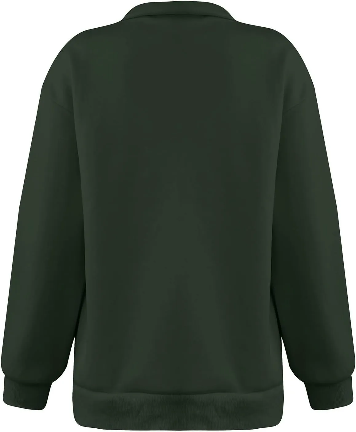 Quarter Zip Pullover for Women Fall Drop Shoulder Y2k Clothes Casual Sweaters Long Sleeve Sweatshirt Half Zip Blouses