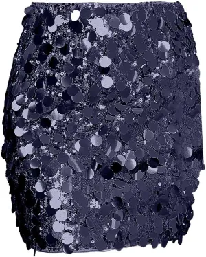 Sequin Mini Skirt Shiny Rave Outfits Skirts Skirts Sexy Sparkly Skirt Glitter Shiny Skirt Hem Mini Girls Sequin