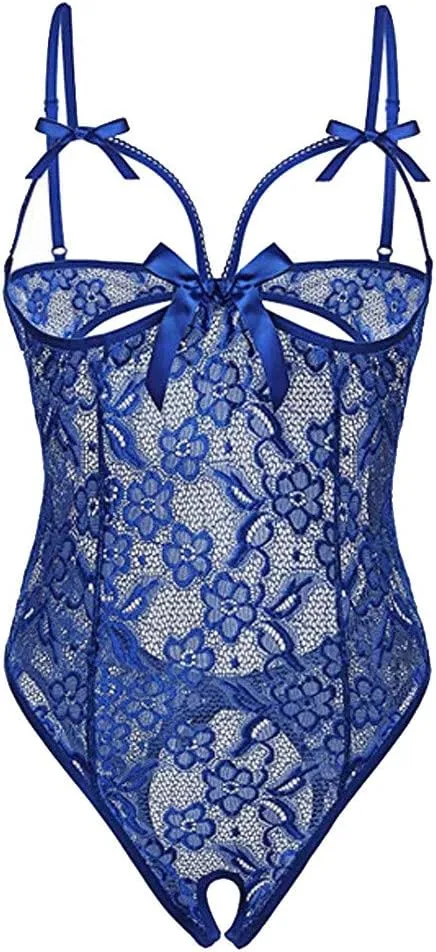 Sexy Outfit For Women Lace Pajamas Garment Underwear Lace Babydoll Strap Chemise Mesh Sleepwear Outfits Sex Lingerie