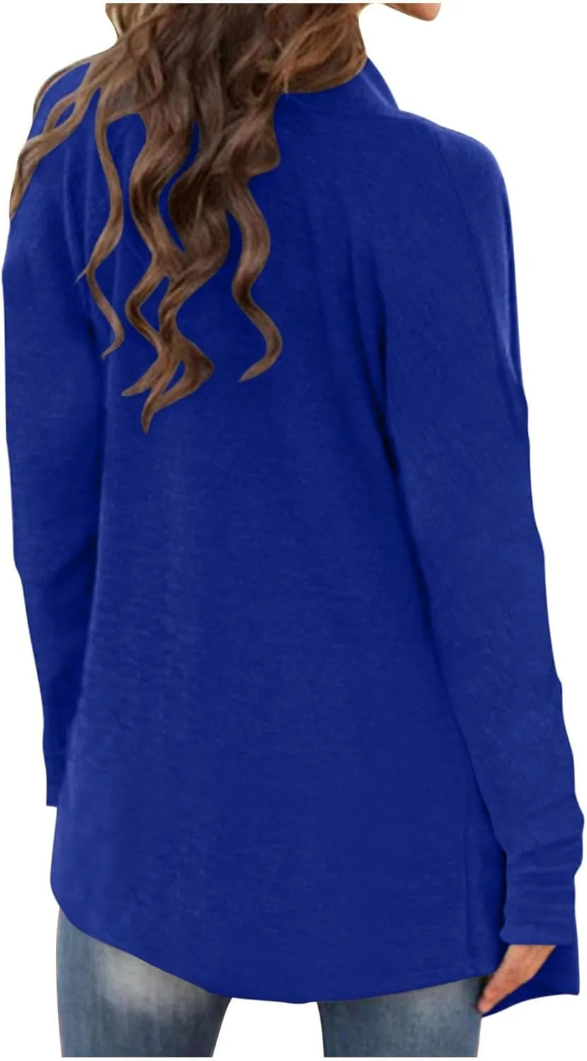 Summer Cardigans for Women Lightweight Printed Kimono Open Front Tops Long Sleeve Coat Elegant Clothes
