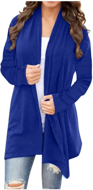 Summer Cardigans for Women Lightweight Printed Kimono Open Front Tops Long Sleeve Coat Elegant Clothes