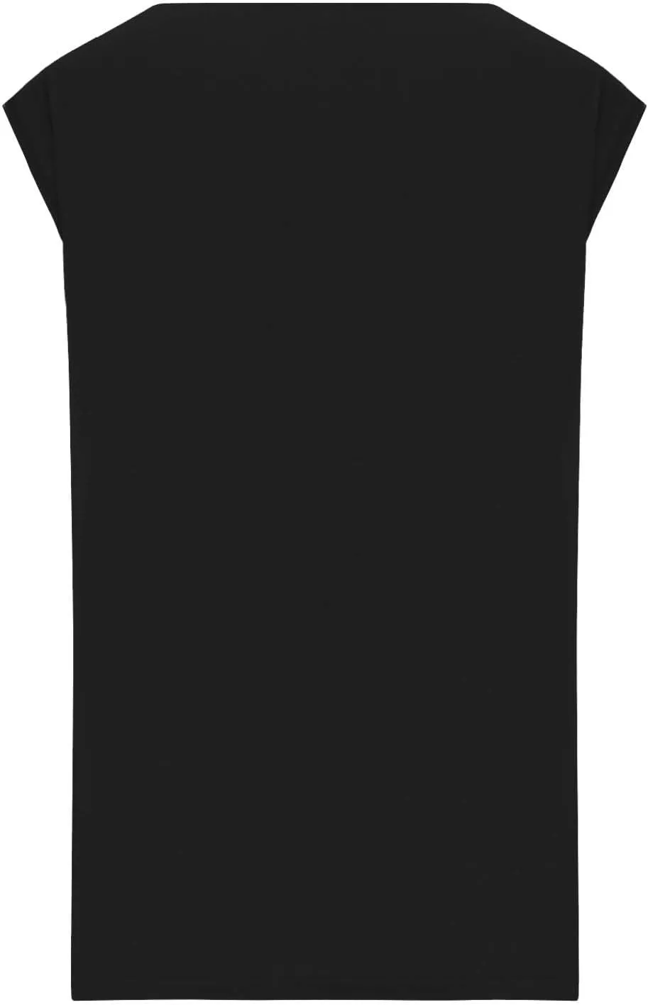 Tank Top for Women Summer Pleated Button V Neck T Shirts Sleeveless Loose Fit Blouse 2025 Fashion Tunics