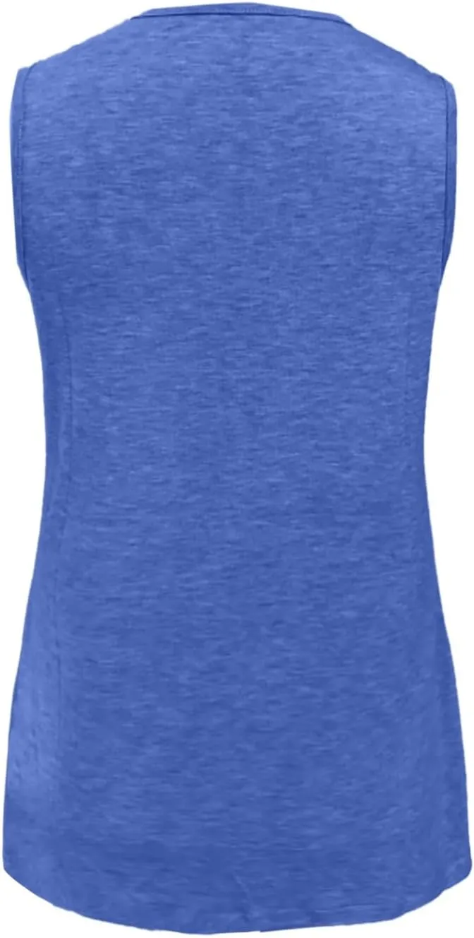 Tank Top for Women Summer V Neck T Shirts Casual Sleeveless Basic Tshirts Loose Beach Fashion Vacation Outfits