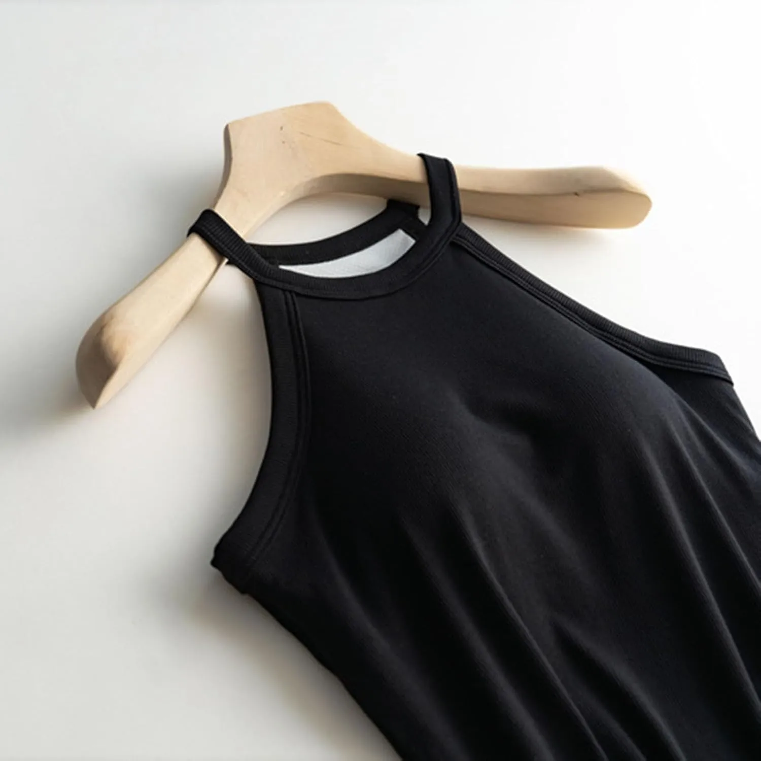 Tank Tops with Built in Bras Athletic Tank Tops for Women Ribbed Tank Top Fitness Workout Running Tops Summer