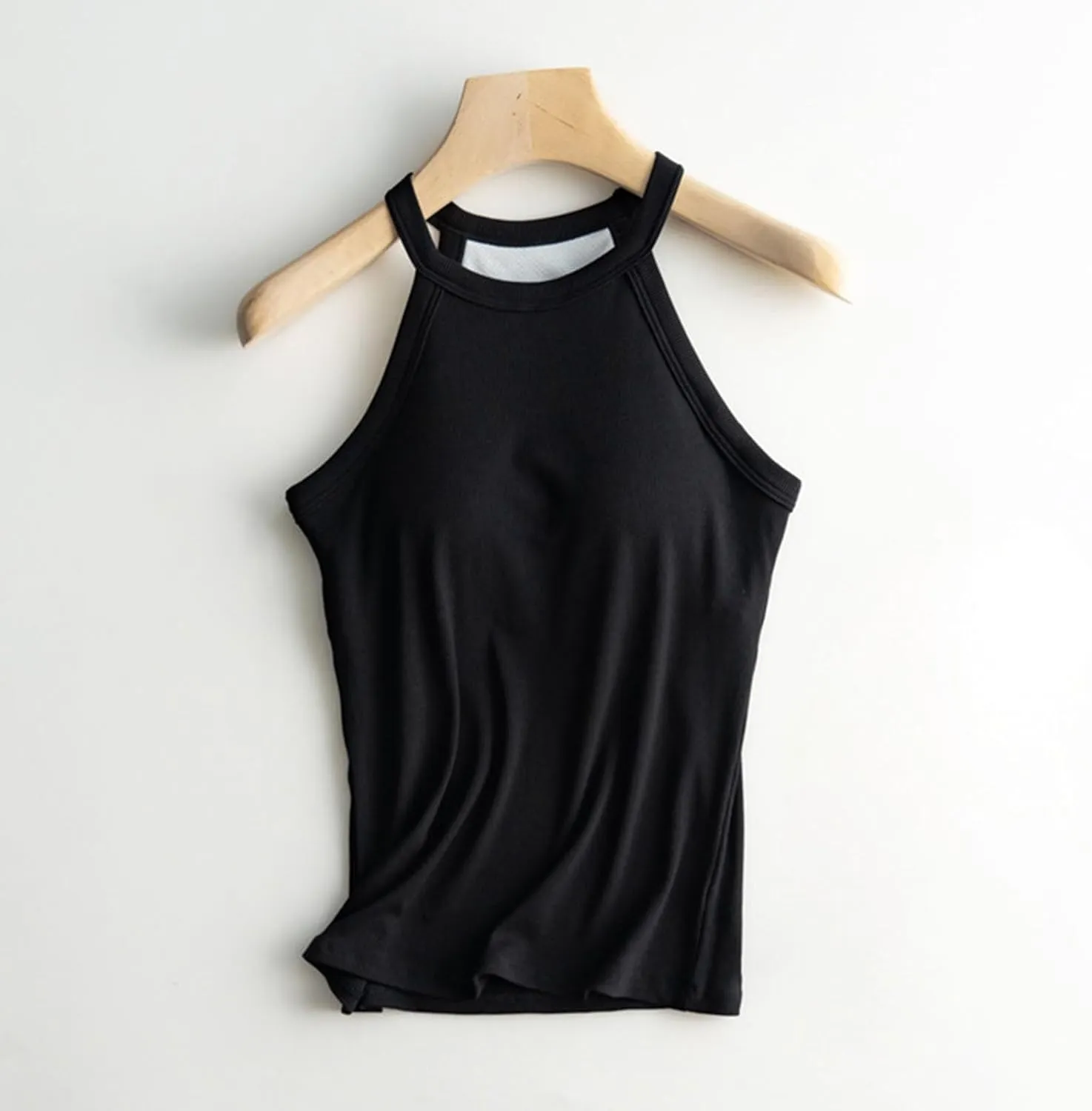 Tank Tops with Built in Bras Athletic Tank Tops for Women Ribbed Tank Top Fitness Workout Running Tops Summer