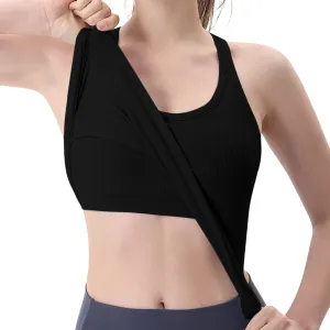 Tank Tops with Built in Bras Summer Tank Tops for Women Fitness Workout Layering Outfits Undershirts Cami Tops