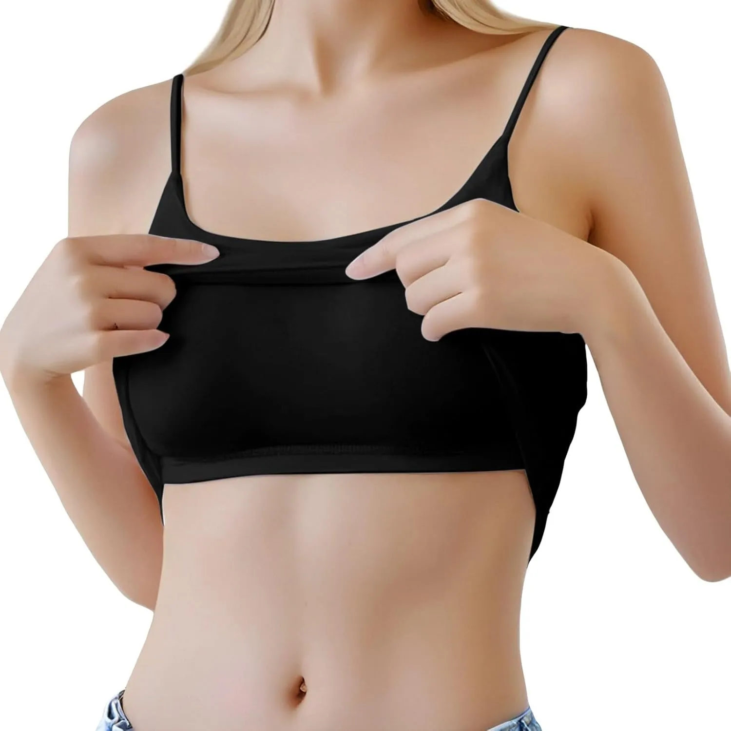Tank Tops with Built in Bras Summer Tank Tops for Women Fitness Workout Layering Outfits Undershirts Cami Tops