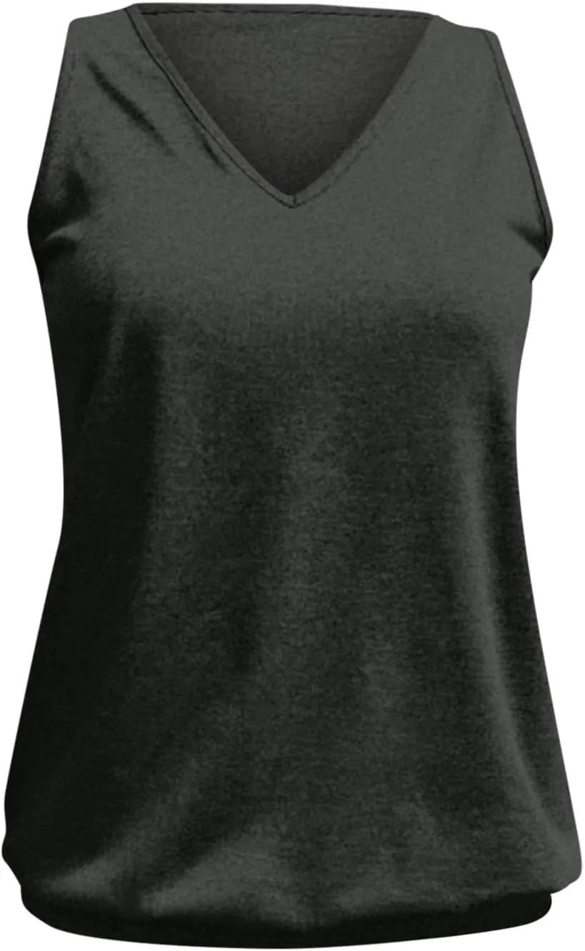 V Neck Tank Tops for Women Summer Loose Home Tops Vest Casual Soft Lightweight Classic-Fit Tanks Off Shoulder Tops