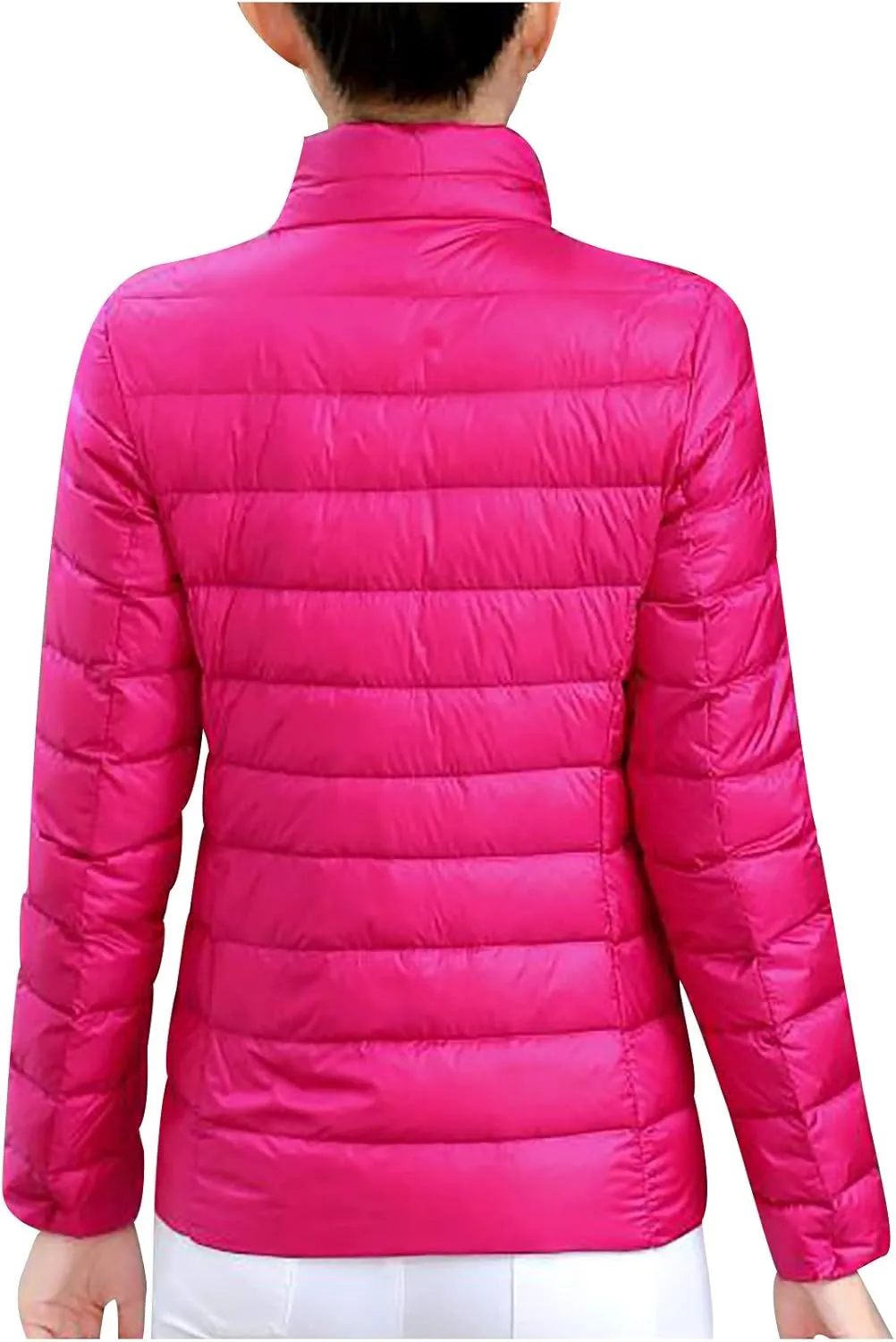 Winter Coats for Women Lightweight Puffer Jacket Quilted Jackets Slim Puffer Jacket Outerwear Down Coats with Pockets