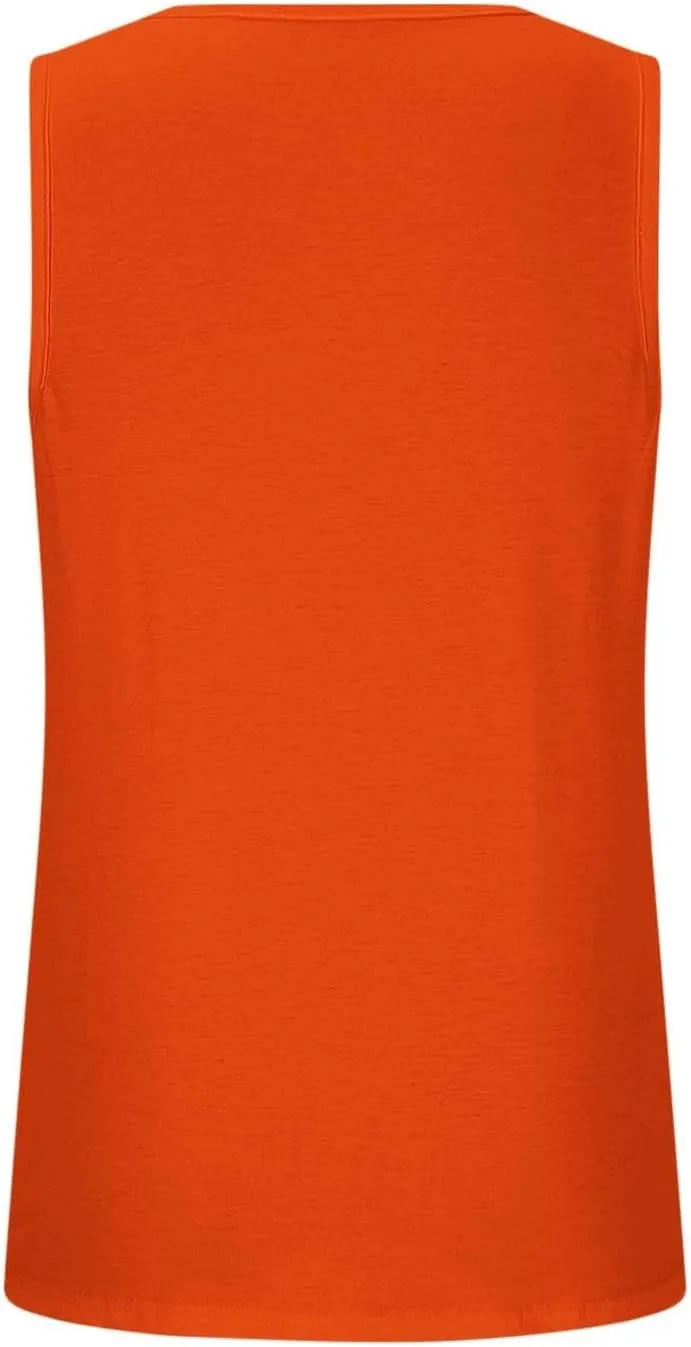 Wkishenl Womens Tank Tops Pleated Crew Neck Sleeveless Tops Plus Size Solid Color Tunic Tops Loose Fit Dressy Casual Blouse
