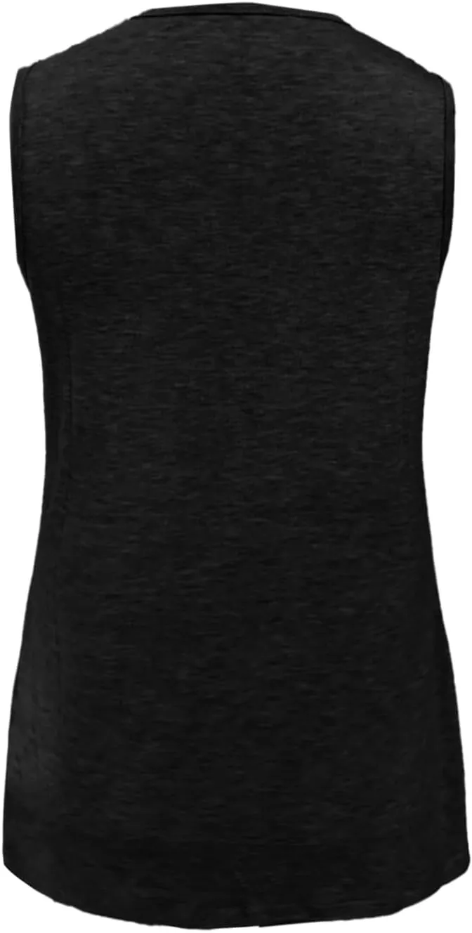 Women Summer Tank Tops Dressy 2025 Vacation Sleeveless V Neck Loose Fit Shirt Outfits Clothes