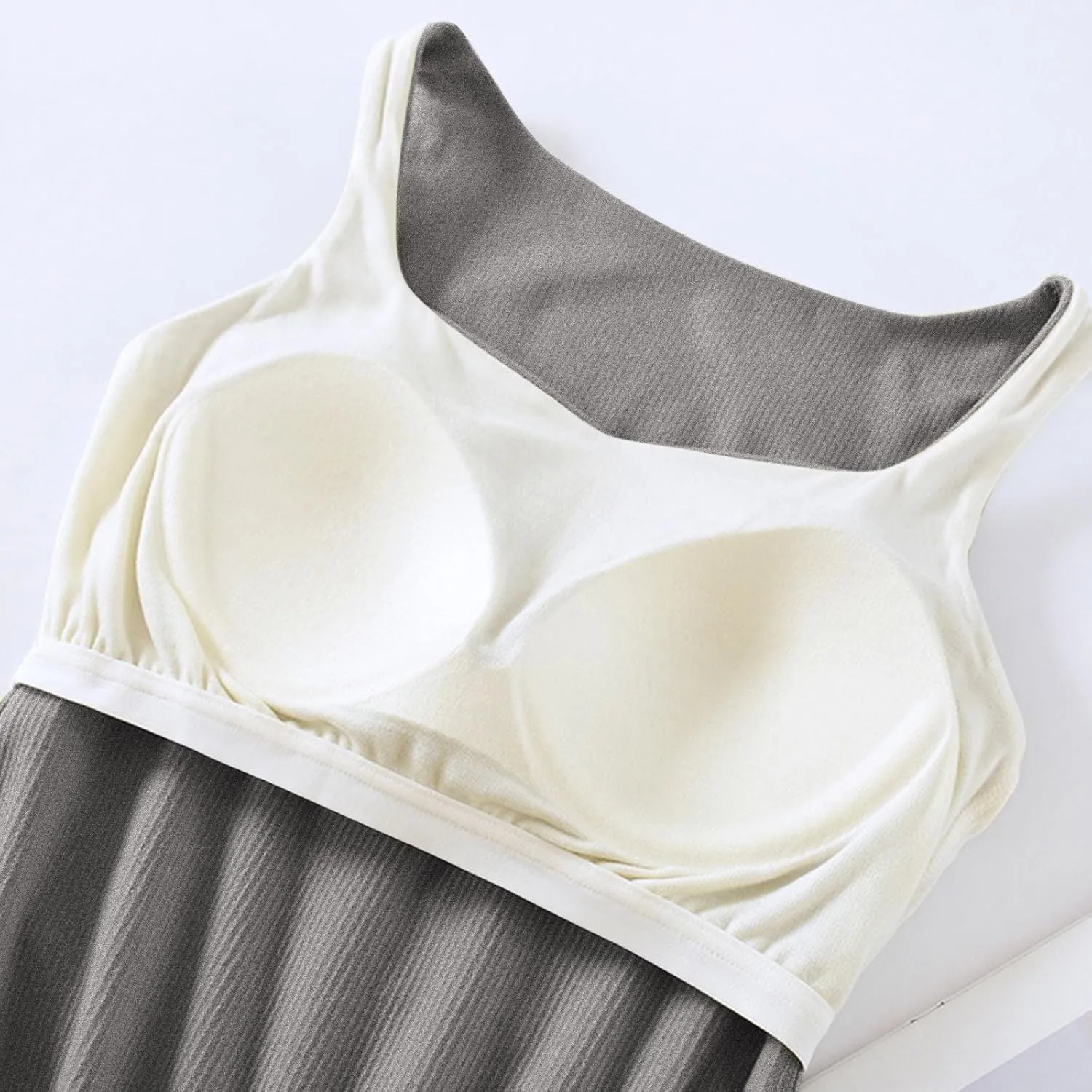Womens Built in Bra Tops Long Sleeve Plus Size Tops Casual Spring Tops Dressy Fashion Tops Soft Thermal Top Blouse