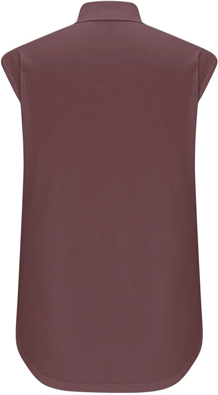 Womens Golf Shirt Tank Tops 1/4 Zip Tennis Tank Tops with Collar Outdoor Lightweight Quick Dry Workout Athletic Tops