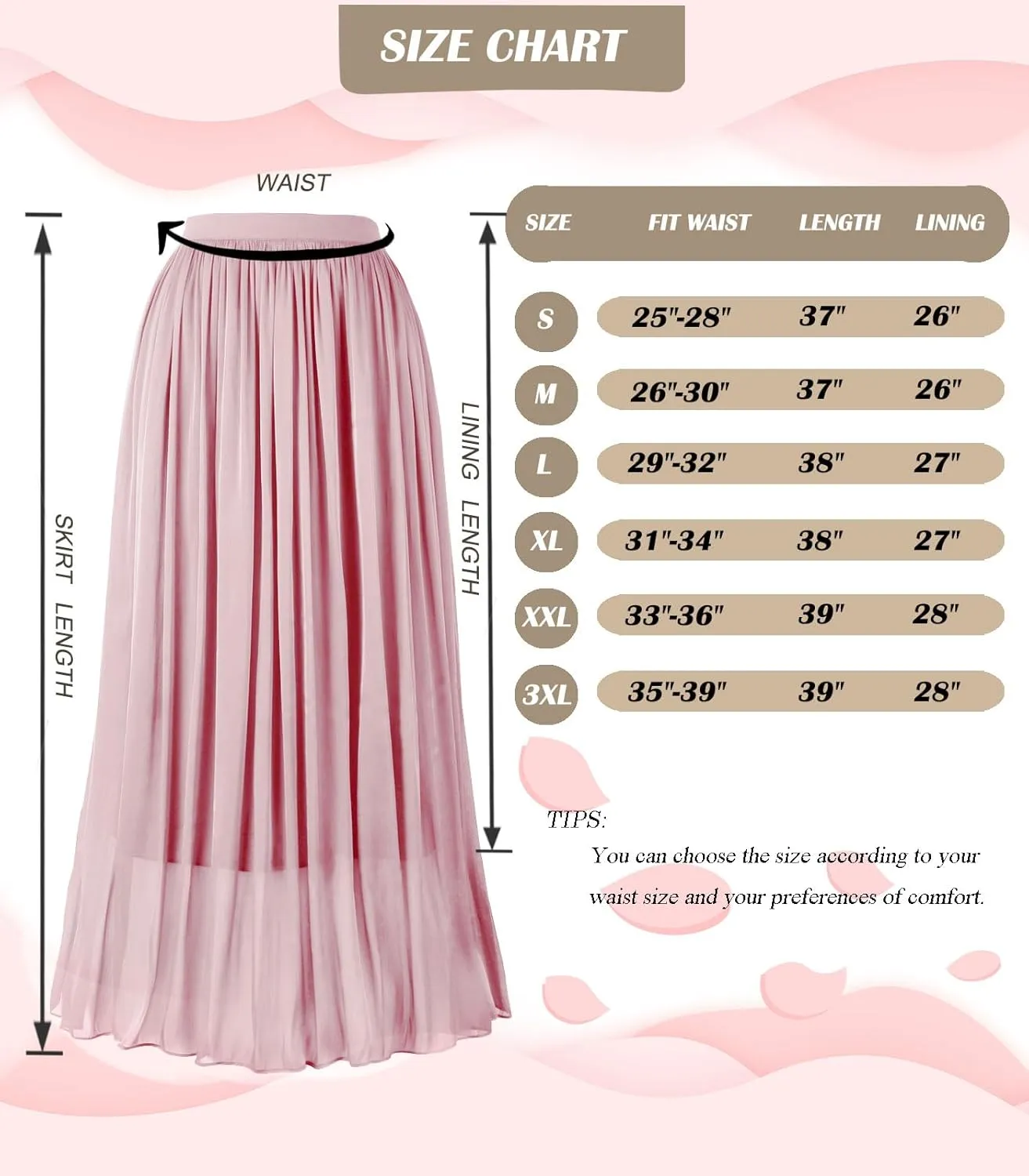 Women's Metallic Shiny Maxi Skirts Lightweight Silky Flowy Skirt for Summer Beach Holiday