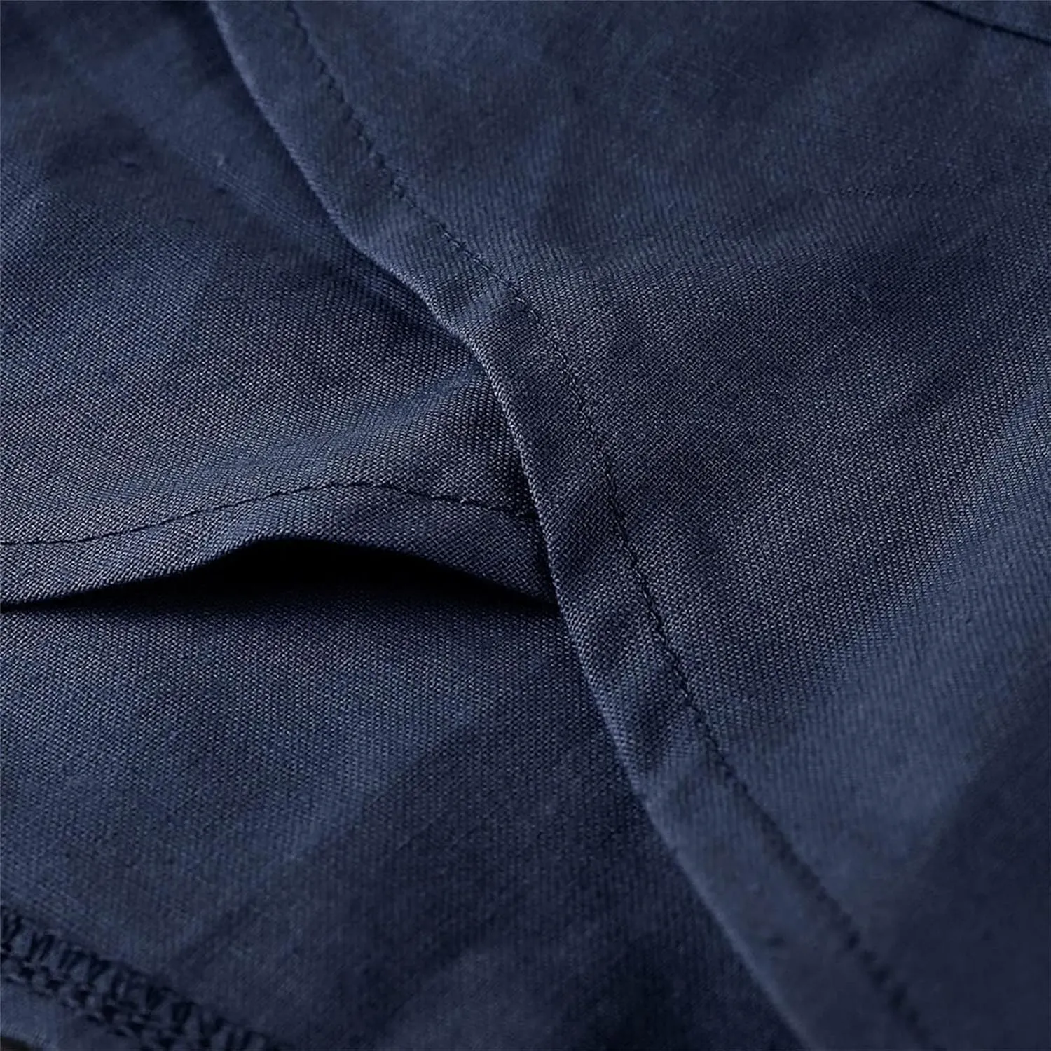 Women's Pants Casual Summer Elastic High Waist Linen Pants Straight Leg Wide Leg Cropped Pants Yoga Pants Plus