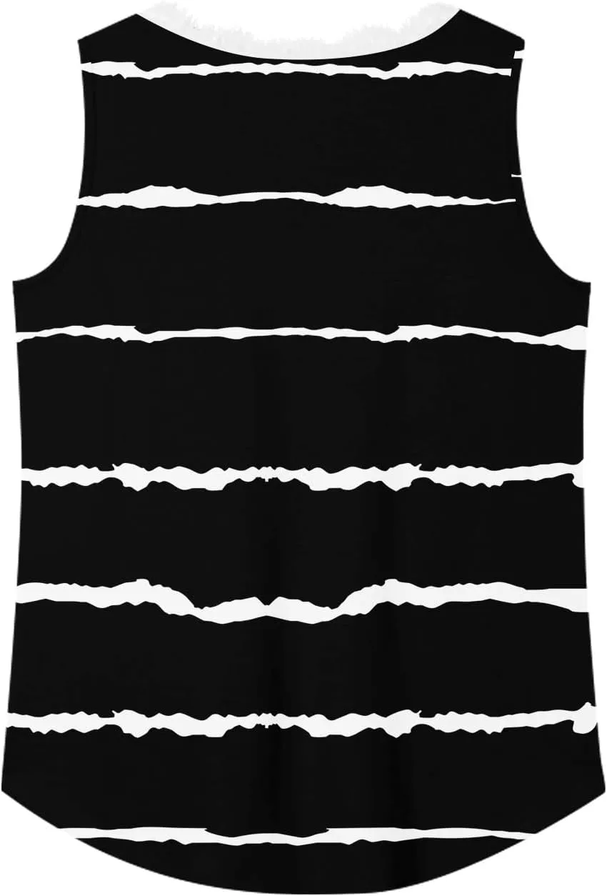 Womens Summer Tank Tops Loose Fit Lace V Neck Sleeveless Tops Shirts Dressy Casual Flowy Going Out Tank Tops