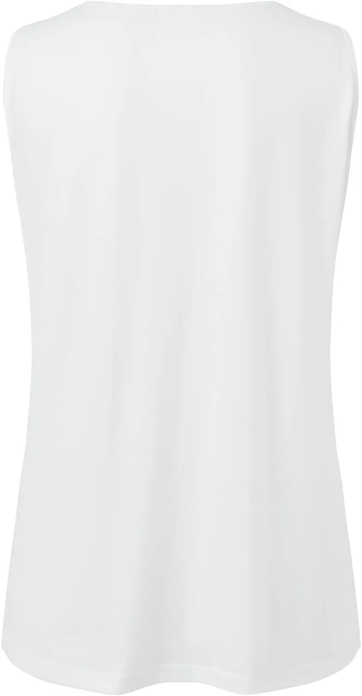 Womens Tank Tops Loose Fit Casual Flowy Tank Tops Square Neck Trendy Sleeveless Summer Tops Clothes Outfits 2025