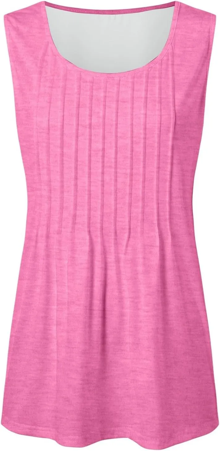 Womens Tank Tops Loose Fit Casual Flowy Tank Tops Square Neck Trendy Sleeveless Summer Tops Clothes Outfits 2025