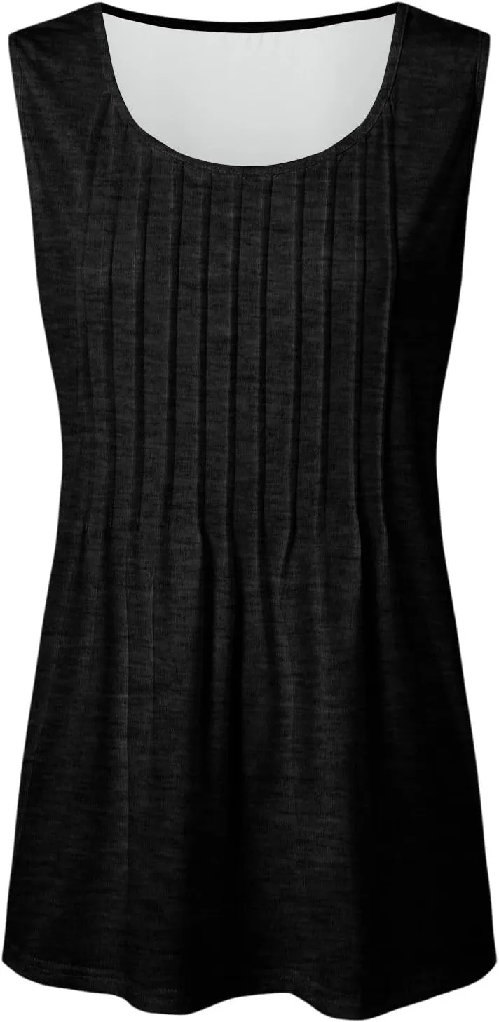 Womens Tank Tops Loose Fit Casual Flowy Tank Tops Square Neck Trendy Sleeveless Summer Tops Clothes Outfits 2025