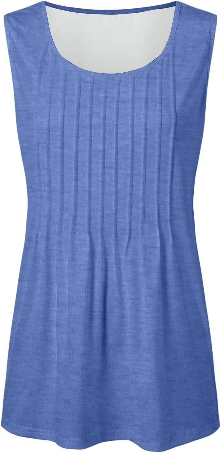Womens Tank Tops Loose Fit Casual Flowy Tank Tops Square Neck Trendy Sleeveless Summer Tops Clothes Outfits 2025