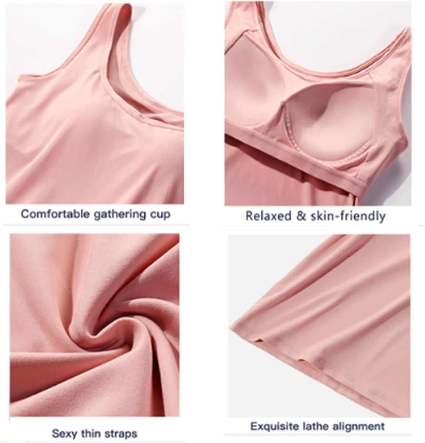 Womens Tank Tops with Built in Bra Modal Padded Camisole Yoga Bra Tanks Tops Racerback Workout Tops Cotton Undershirt