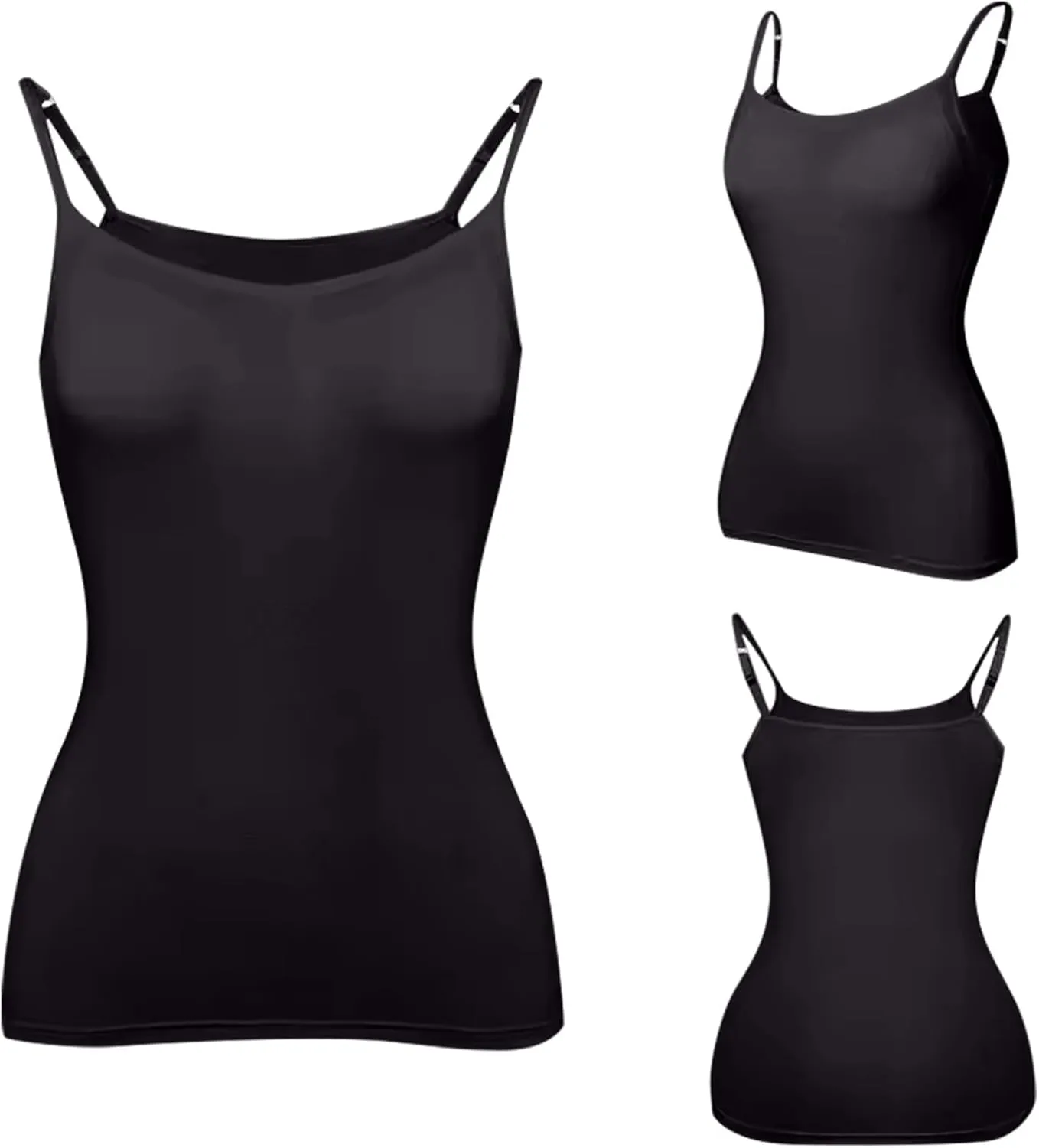 Womens Tank Tops with Built in Bras 2024 Plus Size Padded Workout Tops Casual Athletic Camisole Tops Basic Undershirts