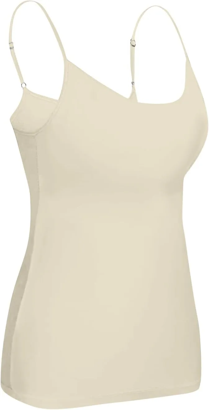 Womens Tank Tops with Built in Bras 2024 Plus Size Padded Workout Tops Casual Athletic Camisole Tops Basic Undershirts