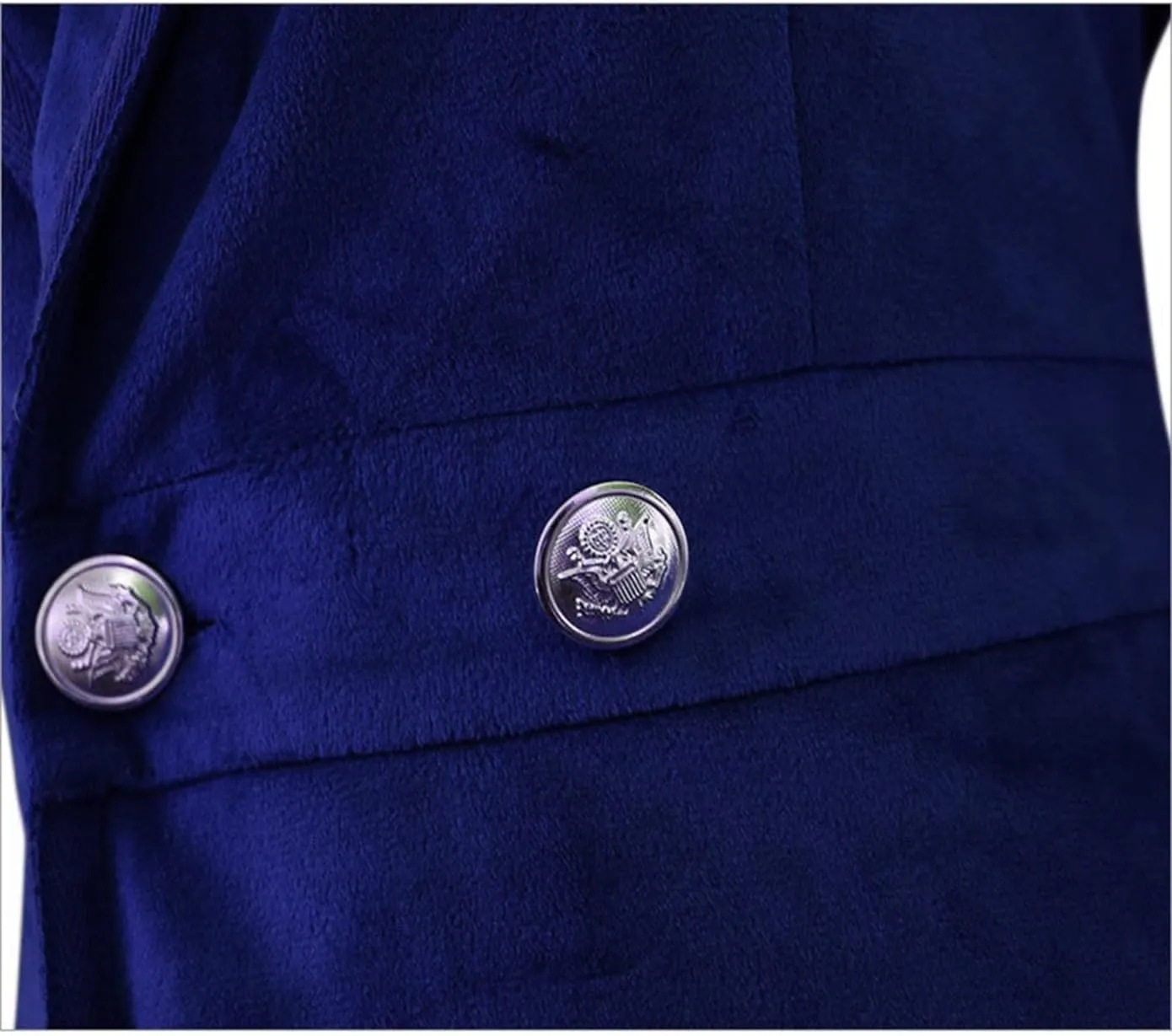 Women's Velvet Jacket Long Windbreaker Temperament Vintage Velvet Sleeved Buttoned Trench Coat Dress