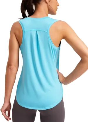 Women's Workout Tops Sleeveless Athletic Tops Running Tank Tops for Sports Exercise