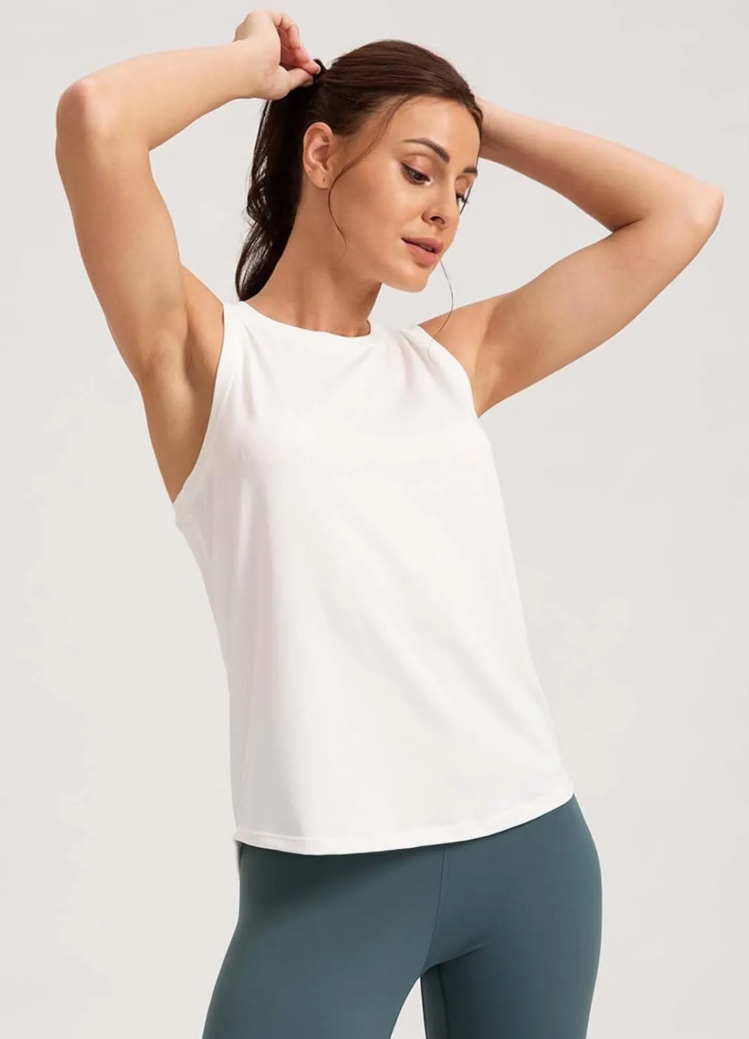 Women's Workout Tops Sleeveless Athletic Tops Running Tank Tops for Sports Exercise
