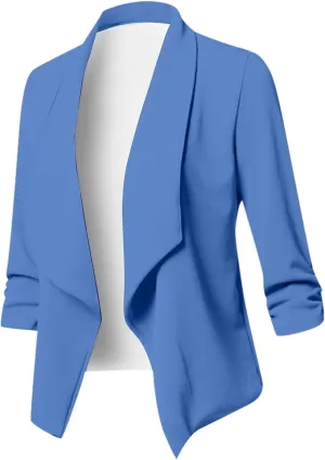 Workout Tops for Women Floral Printed Open Front Cover Up Long Sleeve Comfy Dressy Jacket Resort Wear Cardigans