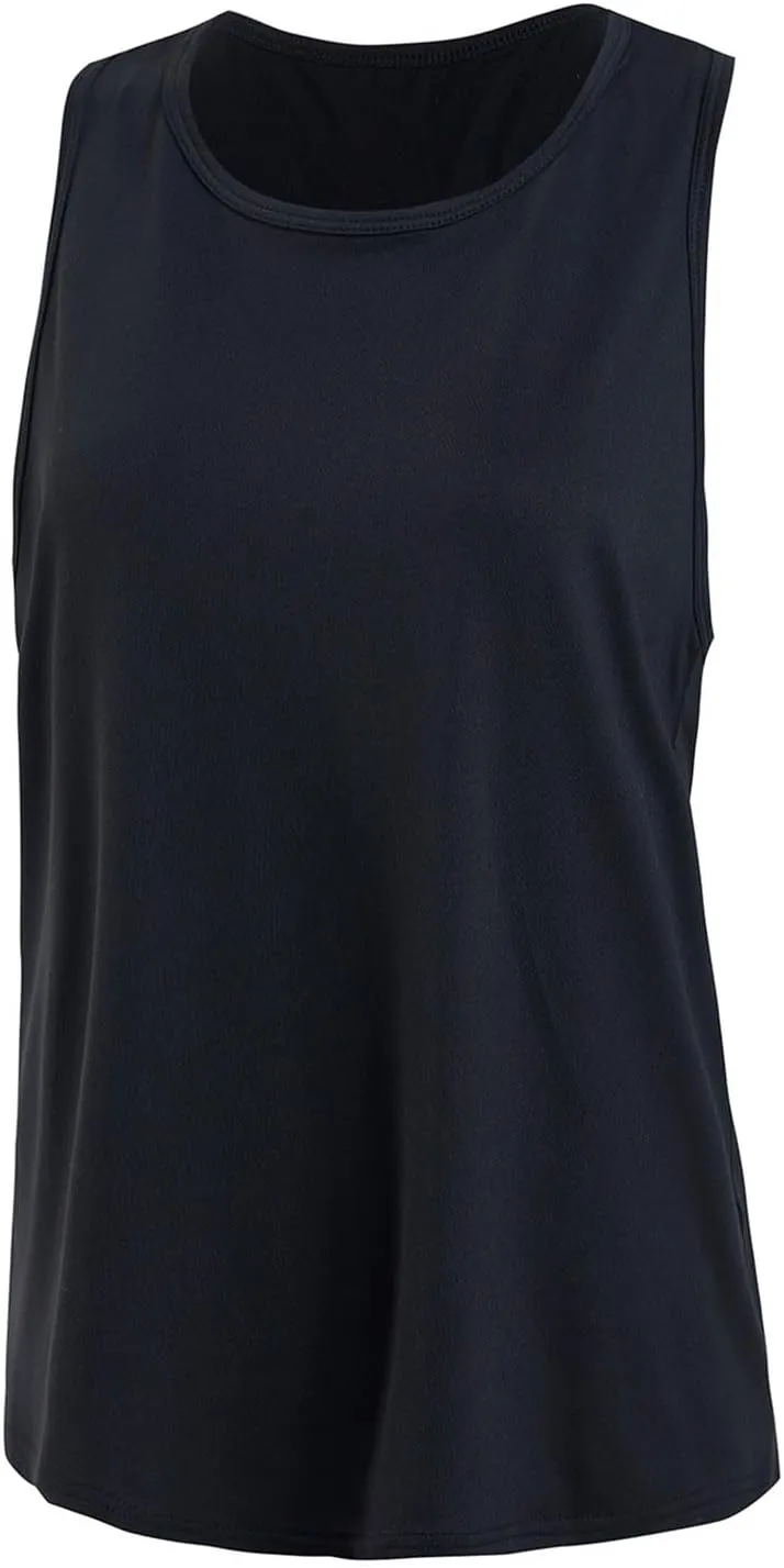 Workout Tops Women Racerback Cross Backless Tank Tops Sleeveless Running Yoga Tops Loose Fit Athletic Gym Clothes